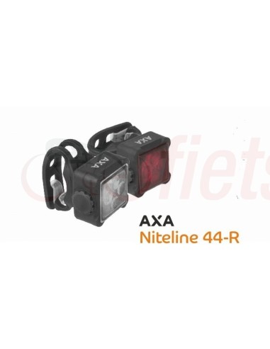 AXA NITELINE 44-R LICHTSET USB-OPLAADBAAR
