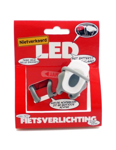 NIET VERKEERD LED LICHTSET MINI MET RUBBER