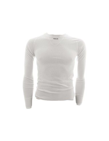 AGU SHIRT SECCO LANGE MOUW WIT