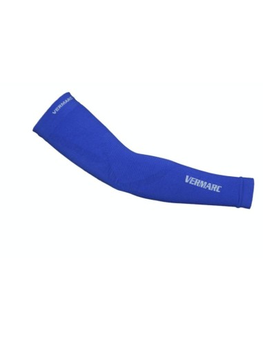 VERMARC SEAMLESS ARM WARMER LIGHT COMPRESS BLAUW