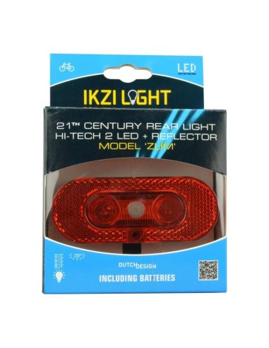 IKZI LIGHT 21th CENTURY REAR LIGHT HI-TECH 2 LED+REFLECTOR