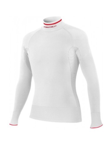 CASTELLI IRIDE SEAMLESS LS ONDERGOED WIT