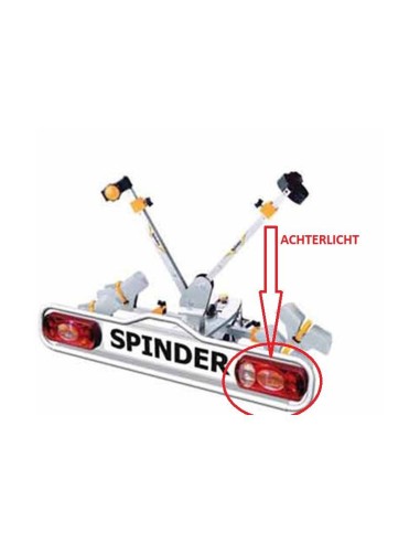 SPINDER ACHTERLICHT LINKS OF RECHTS