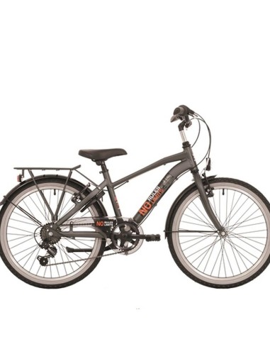 BIKE FUN NO RULES 22 INCH 6 SPEED ANTRACIET/ORANJE