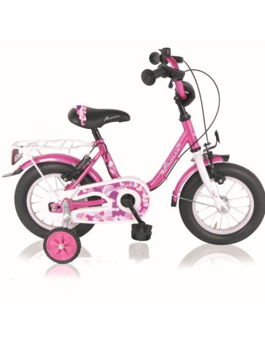 PASSION KINDERFIETS 12 INCH FUCHSIA/WIT