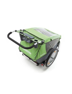 CROOZER STUURCONSOLE MET TASJE EN FLESSENHOUDER GROEN/GRIJS CROOZER STUURCONSOLE MET TASJE EN FLESSENHOUDER GROEN/GRIJS