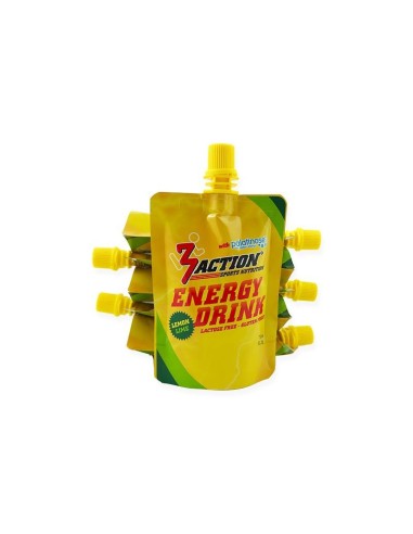 3-ACTION ENERGY DRINK 6x100ML LEMON