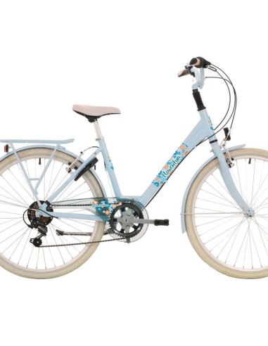 BIKE FUN FLOWER FUN GIRLS ALU 22 BLAUW 6sp