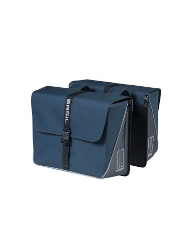 BASIL FORTE DUBBELE TAS NAVY BLUE/BLACK 35 LITER