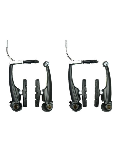 AX.BIKE SET V-BRAKES ALUMINIUM ZWART