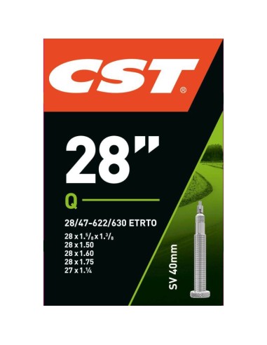 CST BINNENBAND 28 INCH 700x28/47 FIETSVENTIEL 40MM