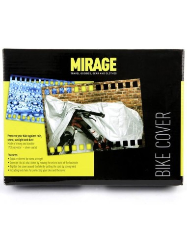 MIRAGE FIETSHOES UNIVERSEEL ZILVER