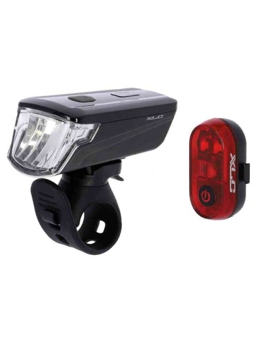 XLC LICHTSET ALTAIR PLUS MET LED USB OPLAADBAAR