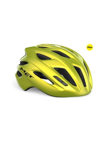 MET HELM IDOLO MIPS LIME YELLOW METALLIC