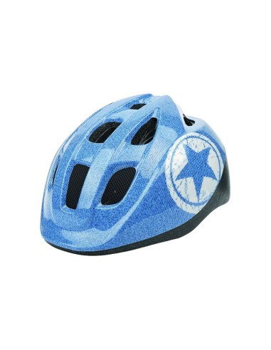 POLISPORT KINDERHELM STAR BLAUW 52-56 CM