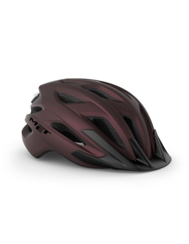 MET FIETSHELM CROSSOVER BURGUNDY