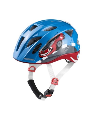 ALPINA HELM KIDS XIMO RED CAR GLOSS