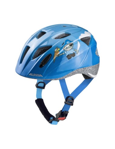 ALPINA HELM KIDS XIMO PIRATE BLAUW GLOSS