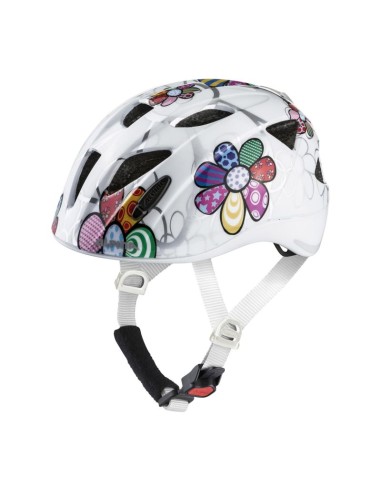 ALPINA HELM KIDS XIMO WHITE FLOWERS GLOSS