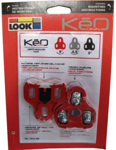 LOOK SCHOENPLAATJES KEO ROOD 9° SPELING