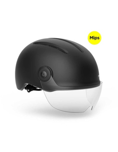 MET HELM VIBE ON MIPS MET SCHERM MATZWART