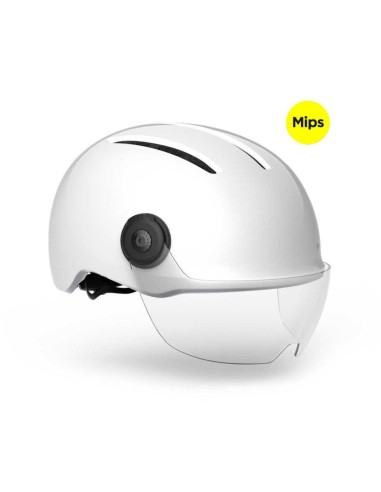 MET HELM VIBE ON MIPS MET SCHERM MATT WHITE