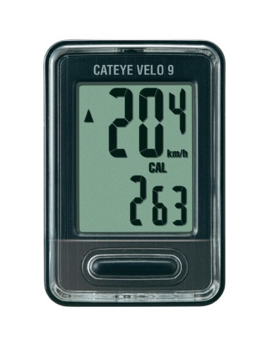 CATEYE FIETSCOMPUTER VELO 9 VL820 ZWART