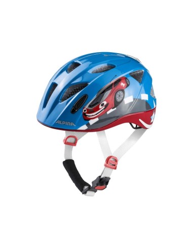 ALPINA HELM KIDS XIMO RED CAR GLOSS 49-54