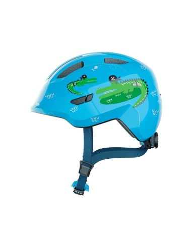 ABUS HELM KINDER SMILEY 3.0 BLUE CROCO