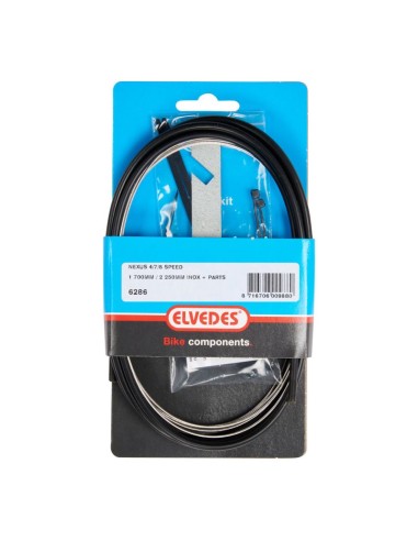 ELVEDES VERSNELLINGSKABEL INOX SHIMANO NEXUS 4/7 en 8