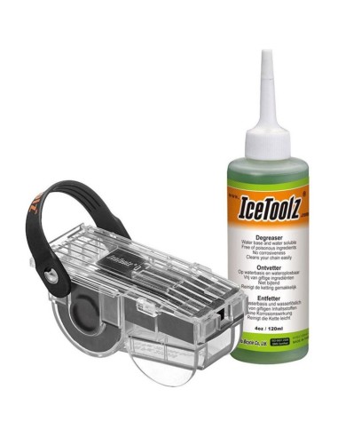 ICETOOLZ KETTINGREINIGER MET ONTVETTER (120ml)
