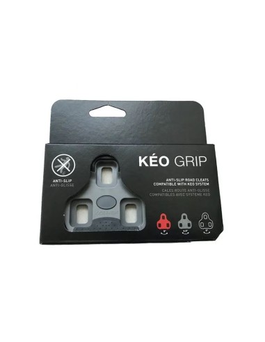 LOOK SCHOENPLAATJES KEO GRIP GRIJS 4,5° speling