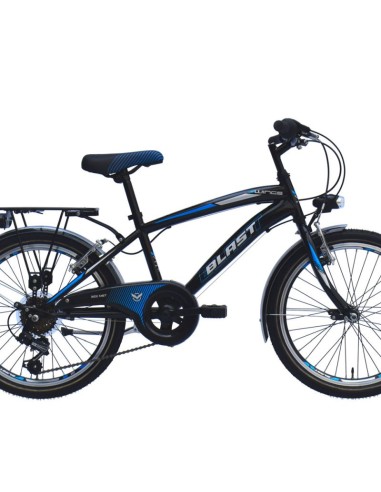 BLAST 20 INCH 6 SPEED ZWART/BLAUW