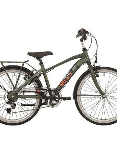 BIKE FUN NO RULES 24 INCH 6 SPEED MATGROEN