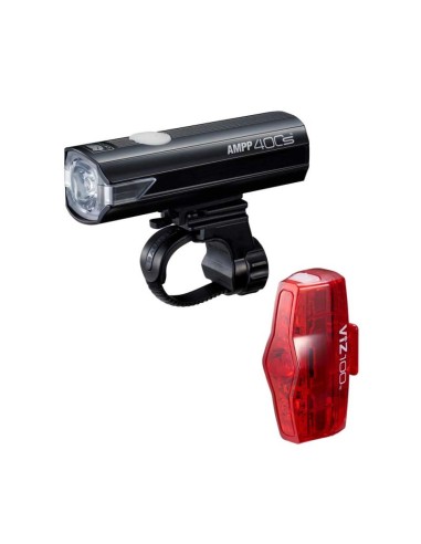 CATEYE LAMPSET AMPP400+VIZ100 USB-OPLAADBAAR