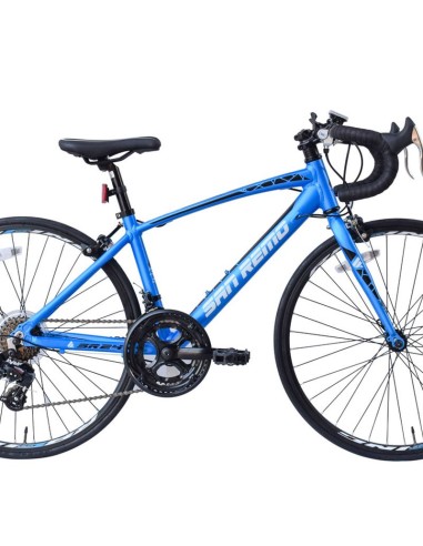 KOERSFIETS KINDER SAN REMO 24 BLAUW (UITVERKOCHT TOT 30/06)