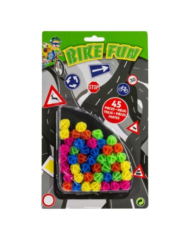 BIKE FUN SPAAKKRALEN ASSORTI 45 STUKS