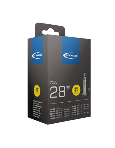 SCHWALBE 28" BINNENBAND SV17 FIETSVENTIEL 50mm 700x28/47