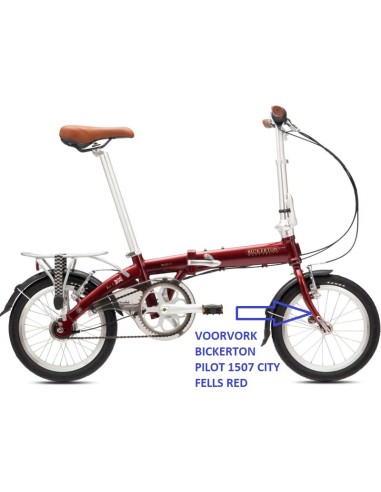 BICKERTON VOORVORK 16 INCH PILOT 1507 CITY FELLS RED