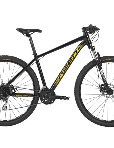 DEED MTB 29 FLAME 295 DISC ZWART/GEEL