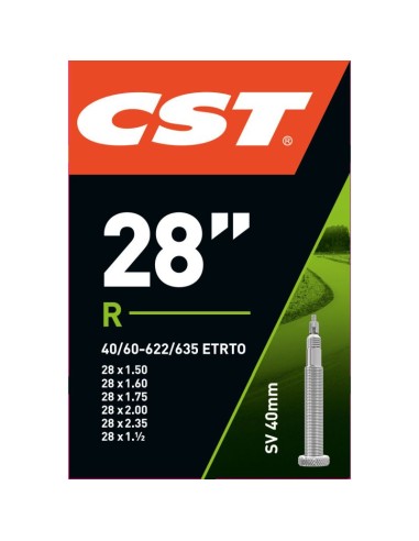 CST BINNENBAND 28 INCH 40/60-622/635 FIETSVENTIEL 40MM