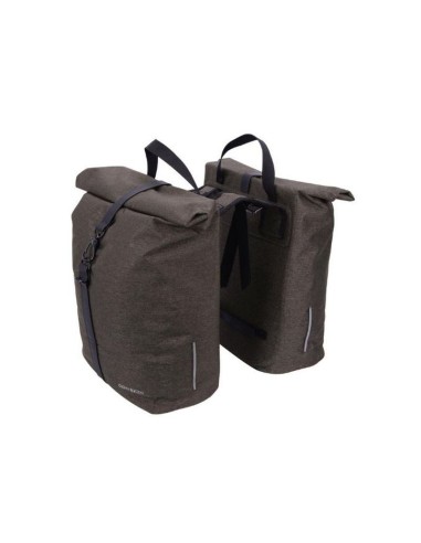 CONTEC DUBBELE TAS 'LIM' OLIVE GREEN MIK/RACKTIME