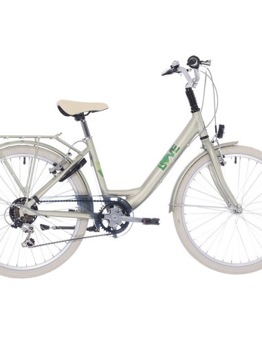 BIKEFUN LOVE GIRL ALUMINIUM GREEN METAL 20-26 INCH