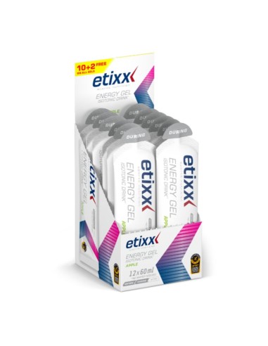 ETIXX ISOTONIC DRINK ENERGY GEL APPEL 12x60ML