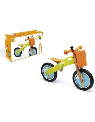 SCRATCH LOOPFIETS BALANCE HOUT BLOEMEN EN BIJTJES