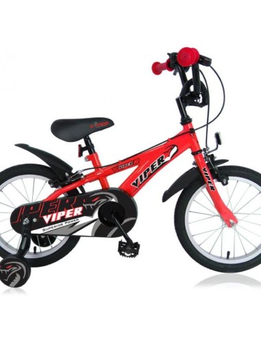 VIPER KINDERFIETS 18 INCH ROOD 2 REMMEN