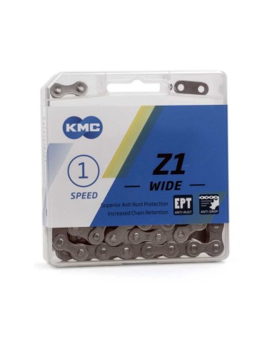 KMC KETTING Z1 WIDE EPT ZILVER SINGLE SPEED
