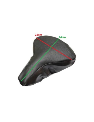 ZADELDEK SKAI MEDIUM ZWART