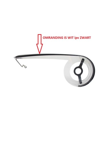 HESLING KETTINGSCHERM CAMBIO 48 TRANSPARANT/WIT