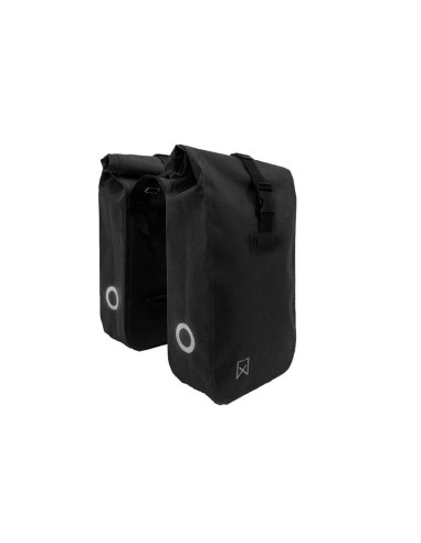WILLEX DUBBELE TAS WATERDICHT 34 LITER ZWART